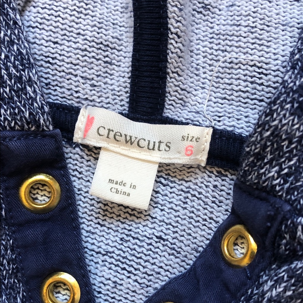 Crewcuts Navy Kids Hoodie Jacket - Picture 2 of 3
